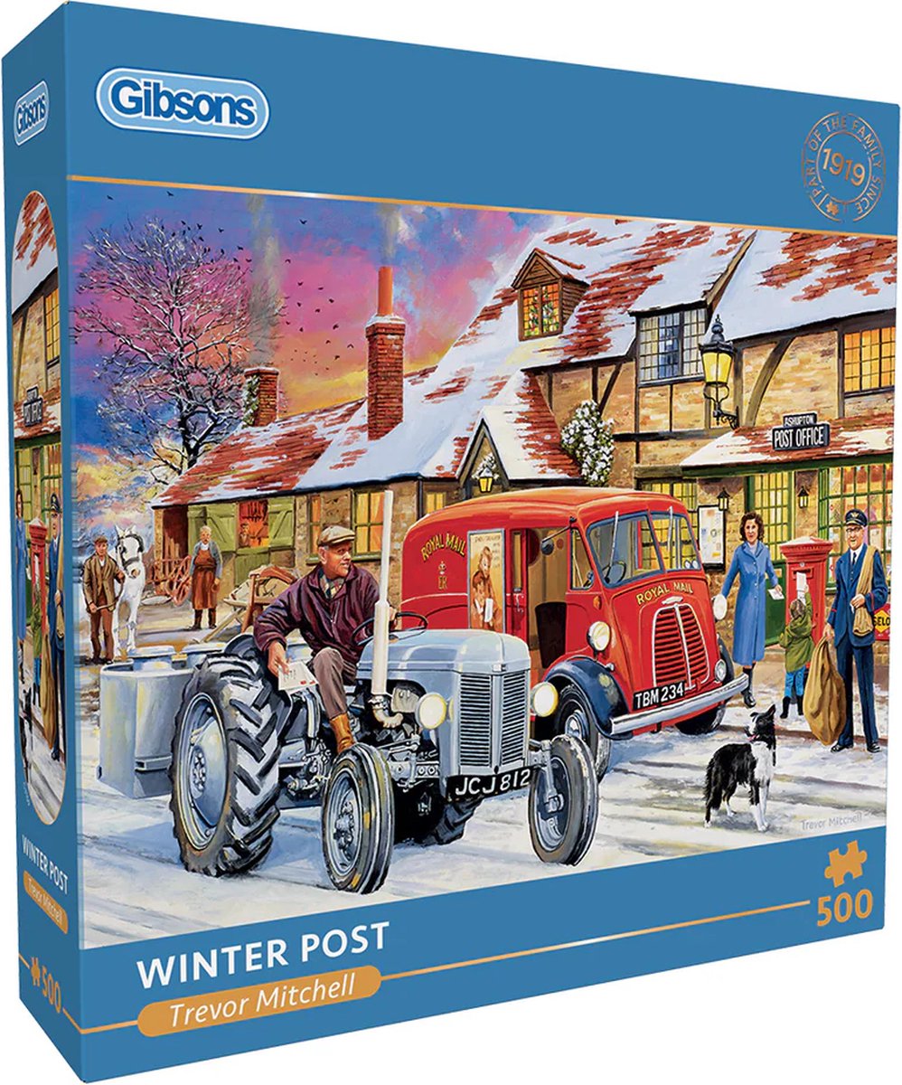 Winter Post – Gibsons Legpuzzel 500 Stukjes | Trevor Mitchell